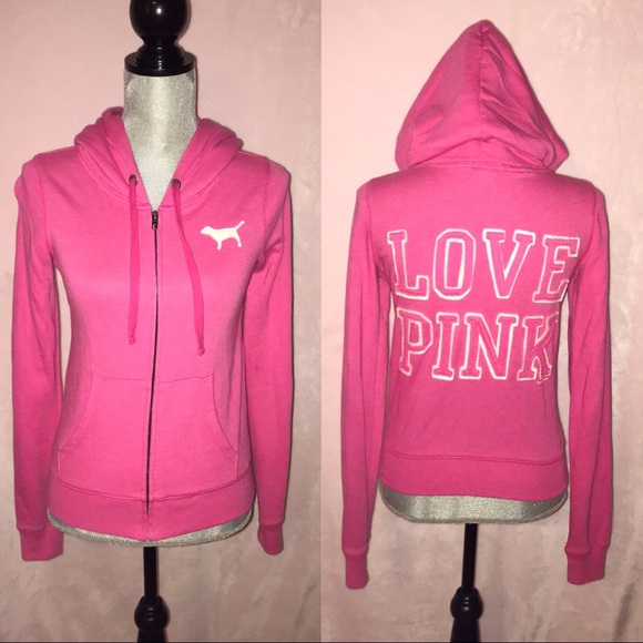 PINK Victoria's Secret Jackets & Blazers - 💕VS LOVE PINK HOODIE XS💕